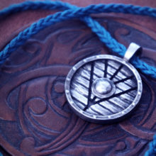 Lagertha Viking Shield Necklace