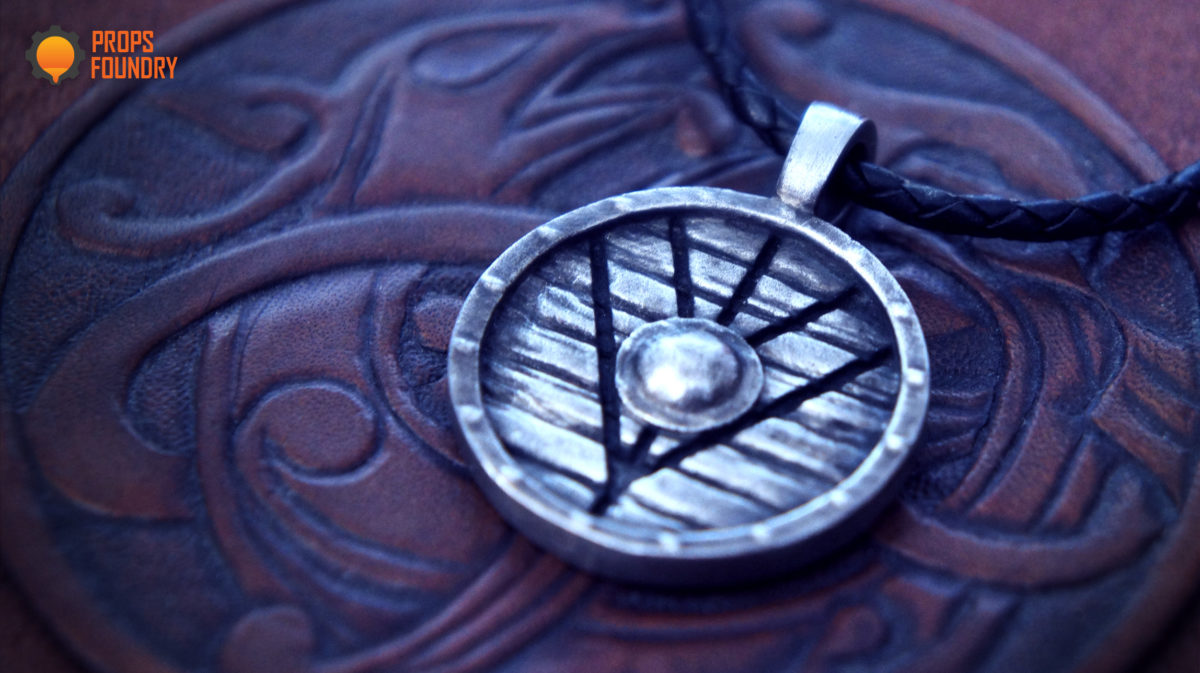 Lagertha Viking Shield Necklace